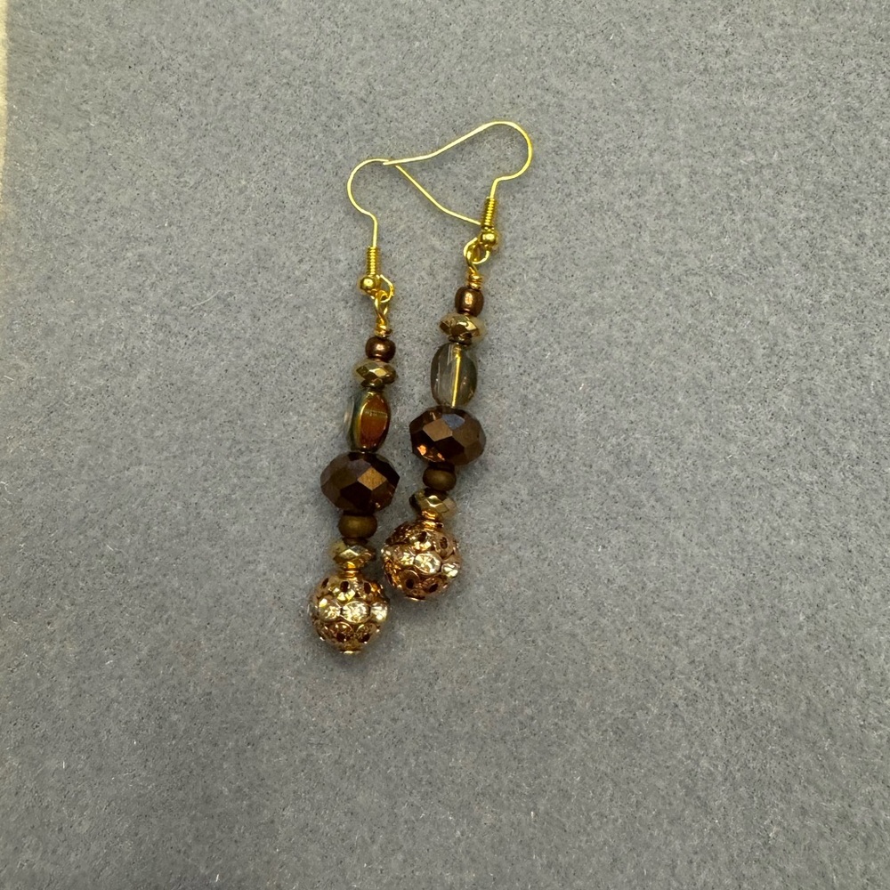 Handmade earrings with hypoallergenic hooks